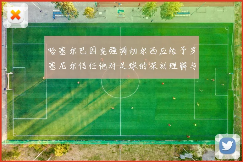 哈塞尔巴因克强调切尔西应给予罗塞尼尔信任他对足球的深刻理解与洞察